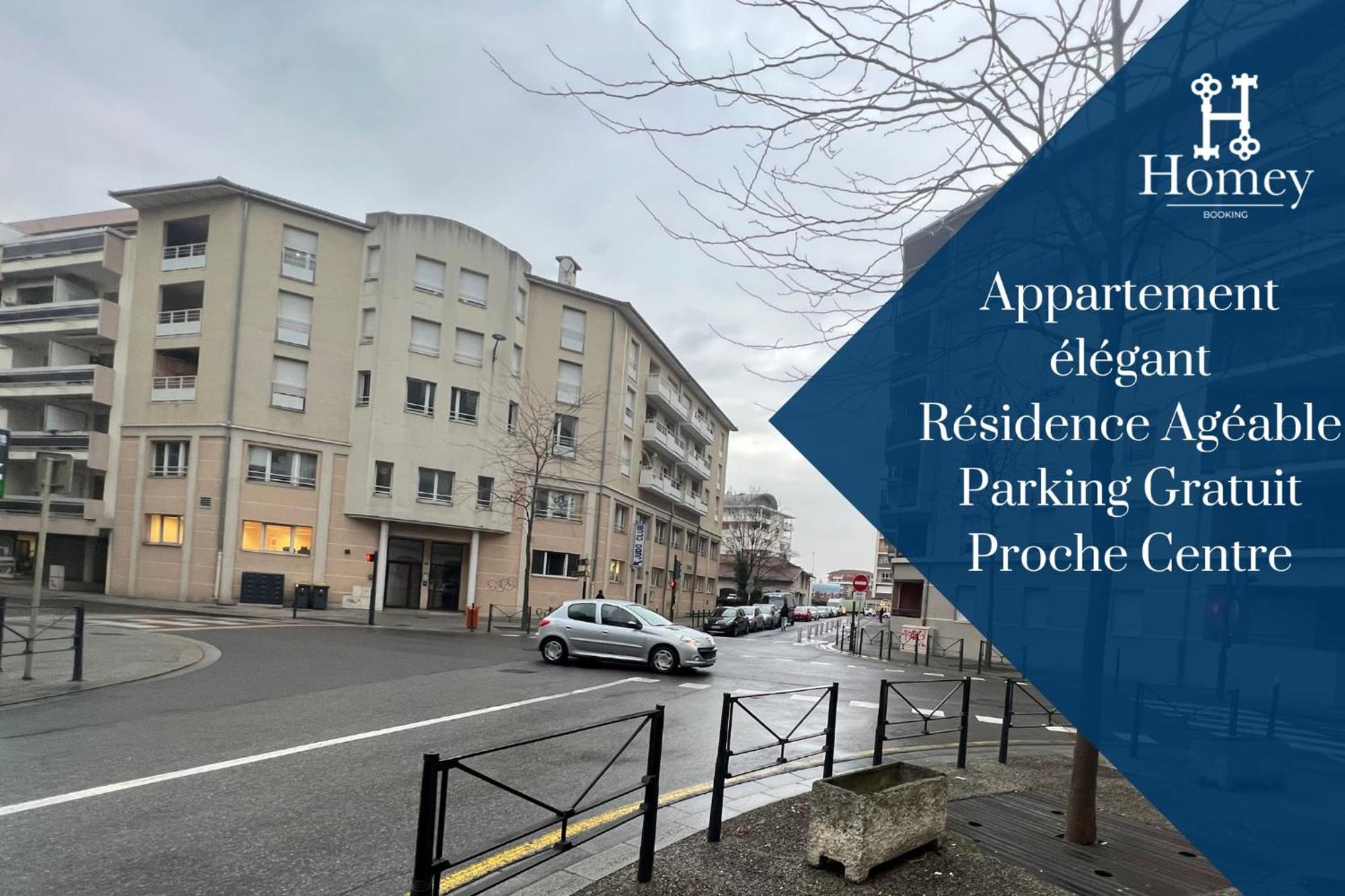 Homey Wild - Proche Gare Et Tram - Proche Centre - Balcon Prive - Parking Prive - Wifi Gratuit Annemasse Ngoại thất bức ảnh